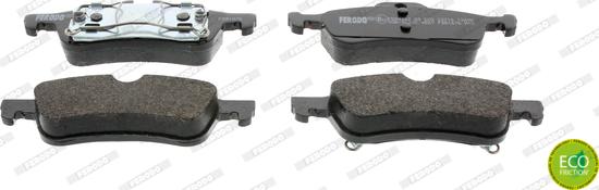 Ferodo FDB1676 - Brake Pad Set, disc brake www.parts5.com