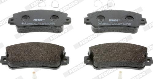 Ferodo FDB346 - Brake Pad Set, disc brake www.parts5.com