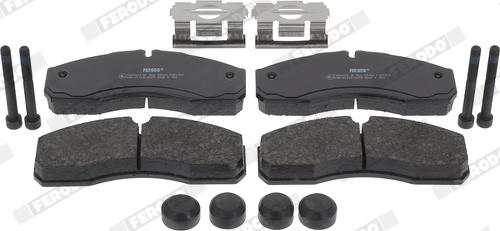 Ferodo FVR1390 - Brake Pad Set, disc brake www.parts5.com