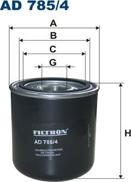Filtron AD 785/4 - Air Dryer Cartridge, compressed-air system www.parts5.com