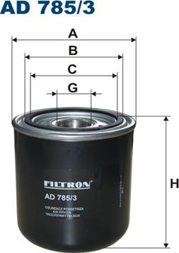 Filtron AD 785/3 - Air Dryer Cartridge, compressed-air system www.parts5.com