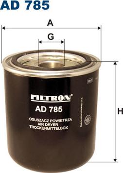 Filtron AD 785 - Air Dryer Cartridge, compressed-air system www.parts5.com