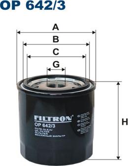 Filtron OP 642/3 - Oil Filter www.parts5.com