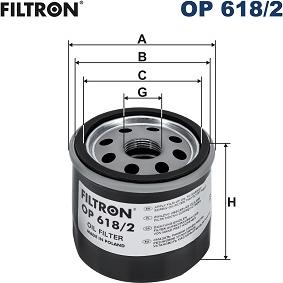 Filtron OP 618/2 - Oil Filter www.parts5.com