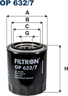 Filtron OP 632/7 - Oil Filter www.parts5.com