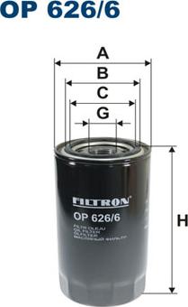Filtron OP626/6 - Oil Filter www.parts5.com