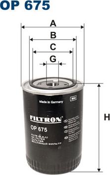 Filtron OP675 - Oil Filter www.parts5.com
