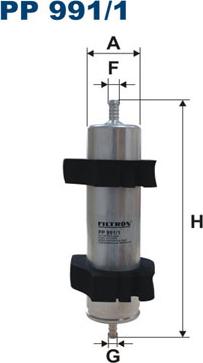 Filtron PP991/1 - Fuel filter www.parts5.com