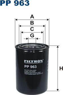 Filtron PP963 - Fuel filter www.parts5.com