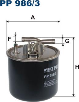 Filtron PP986/3 - Fuel filter www.parts5.com