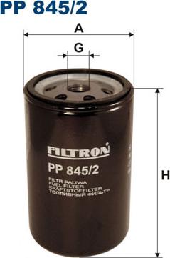 Filtron PP845/2 - Fuel filter www.parts5.com