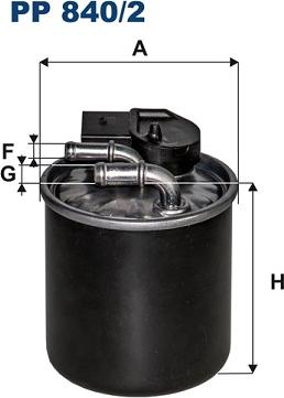 Filtron PP840/2 - Fuel filter www.parts5.com