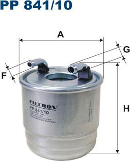 Filtron PP841/10 - Fuel filter www.parts5.com