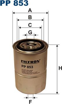 Filtron PP853 - Fuel filter www.parts5.com