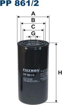 Filtron PP861/2 - Fuel filter www.parts5.com
