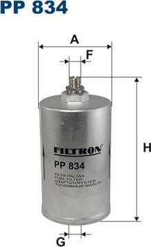 Filtron PP834 - Fuel filter www.parts5.com