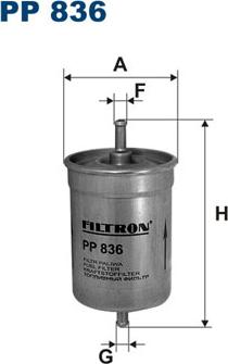 Filtron PP836 - Fuel filter www.parts5.com
