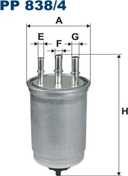 Filtron PP838/4 - Fuel filter www.parts5.com