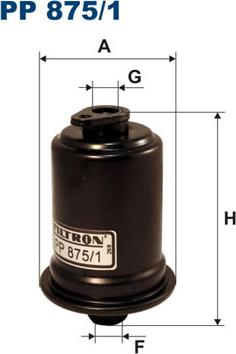 Filtron PP875/1 - Fuel filter www.parts5.com