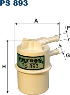 Filtron PS893 - Fuel filter www.parts5.com