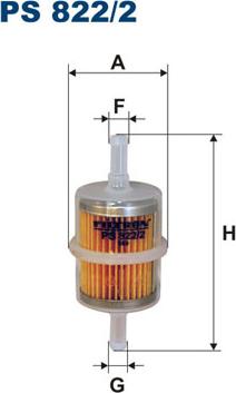 Filtron PS822/2 - Fuel filter www.parts5.com