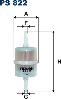 Filtron PS822 - Горивен филтър www.parts5.com