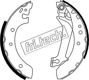 Fri.Tech. 1040.142 - Brake Shoe Set www.parts5.com
