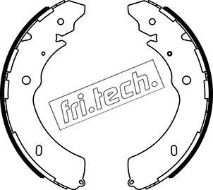 Fri.Tech. 1047.379 - Brake Shoe Set www.parts5.com