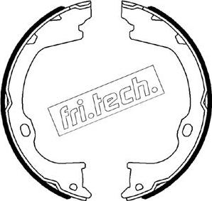 Fri.Tech. 1088.243 - Brake Shoe Set, parking brake www.parts5.com