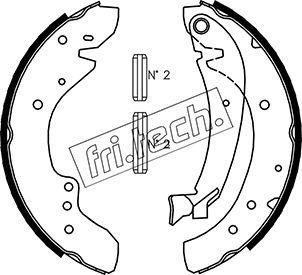 Fri.Tech. 1034.096 - Brake Shoe Set www.parts5.com