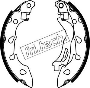 Fri.Tech. 1034.125 - Brake Shoe Set www.parts5.com