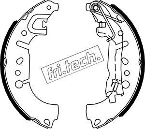 Fri.Tech. 1034.127 - Brake Shoe Set www.parts5.com