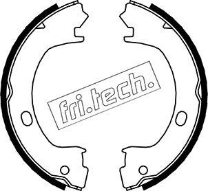 Fri.Tech. 1023.006 - Brake Shoe Set, parking brake www.parts5.com