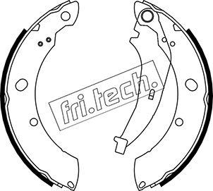 Fri.Tech. 1023.008 - Brake Shoe Set www.parts5.com