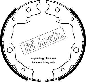 Fri.Tech. 1115.322 - Brake Shoe Set, parking brake www.parts5.com