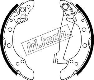 Fri.Tech. 1124.284 - Brake Shoe Set www.parts5.com