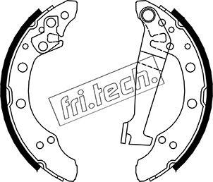Fri.Tech. 1124.274 - Brake Shoe Set www.parts5.com