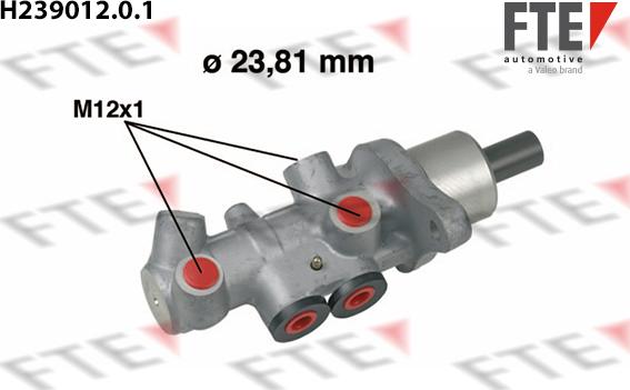 FTE H239012.0.1 - Brake Master Cylinder www.parts5.com
