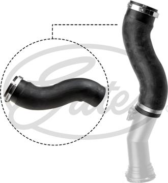 Gates 09-0755 - Charger Intake Air Hose www.parts5.com