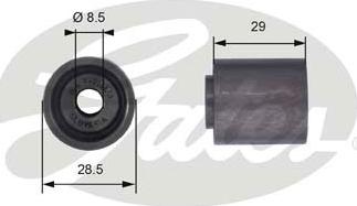 Gates T42045 - Deflection / Guide Pulley, timing belt www.parts5.com