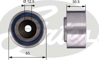 Gates T42061 - Deflection / Guide Pulley, timing belt www.parts5.com