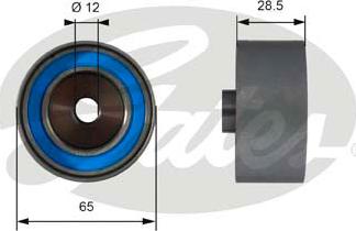 Gates T42081 - Deflection / Guide Pulley, timing belt www.parts5.com