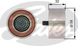 Gates T42141 - Deflection / Guide Pulley, timing belt www.parts5.com