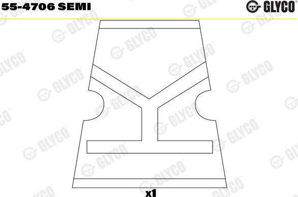 Glyco 55-4706 SEMI - Small End Bushes, connecting rod www.parts5.com