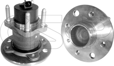 GSP 9400064 - Wheel hub, bearing Kit www.parts5.com