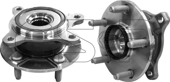 GSP 9330044 - Wheel hub, bearing Kit www.parts5.com