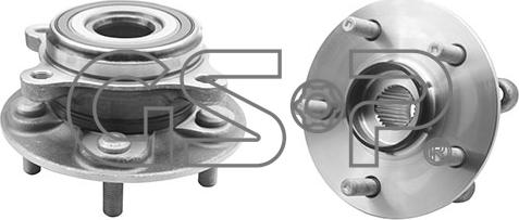 GSP 9330076 - Wheel hub, bearing Kit www.parts5.com