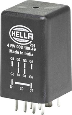 HELLA 4RV 008 188-491 - Control Unit, glow plug system www.parts5.com