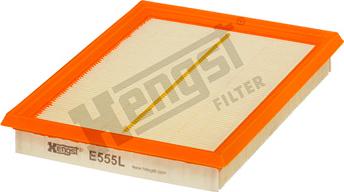 Hengst Filter E555L - Air Filter www.parts5.com