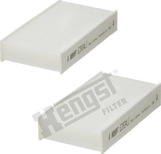 Hengst Filter E3934LI-2 - Filter, interior air www.parts5.com